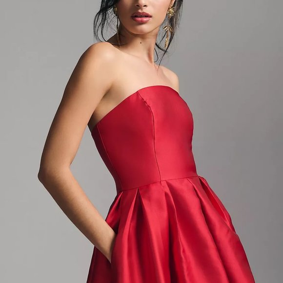 Anthropologie Hutch Strapless High-Low Bubble Dress - Picture 2 of 13